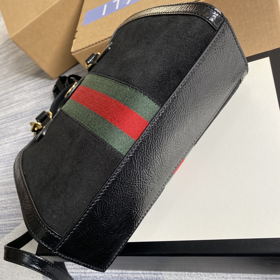 Gucci Ophidia Small GG Tote Bag Shoulder Bag 547551 Black